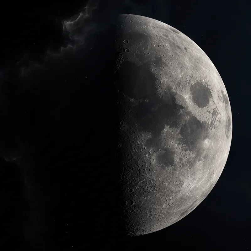 The lunar surface